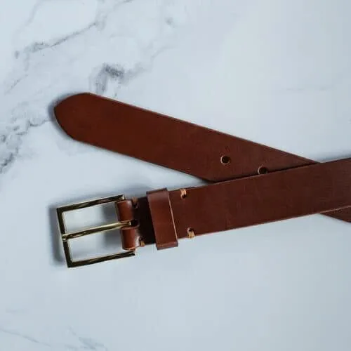 brown dress belt