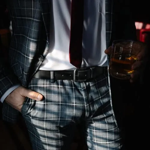 Men's Leather Dress Belts