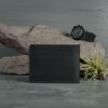 Men's Black Bifold Wallet made with real cowhide leather