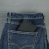 Men's Bifold black wallet in jeans