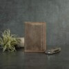 Full grain leather wallet for carrying credit cards