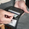 Handmade black credit card wallet in PA