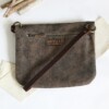 American Made Chocolate Brown Leather Crossbody bag for Women