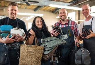 Making leather goods in Pennsylvania