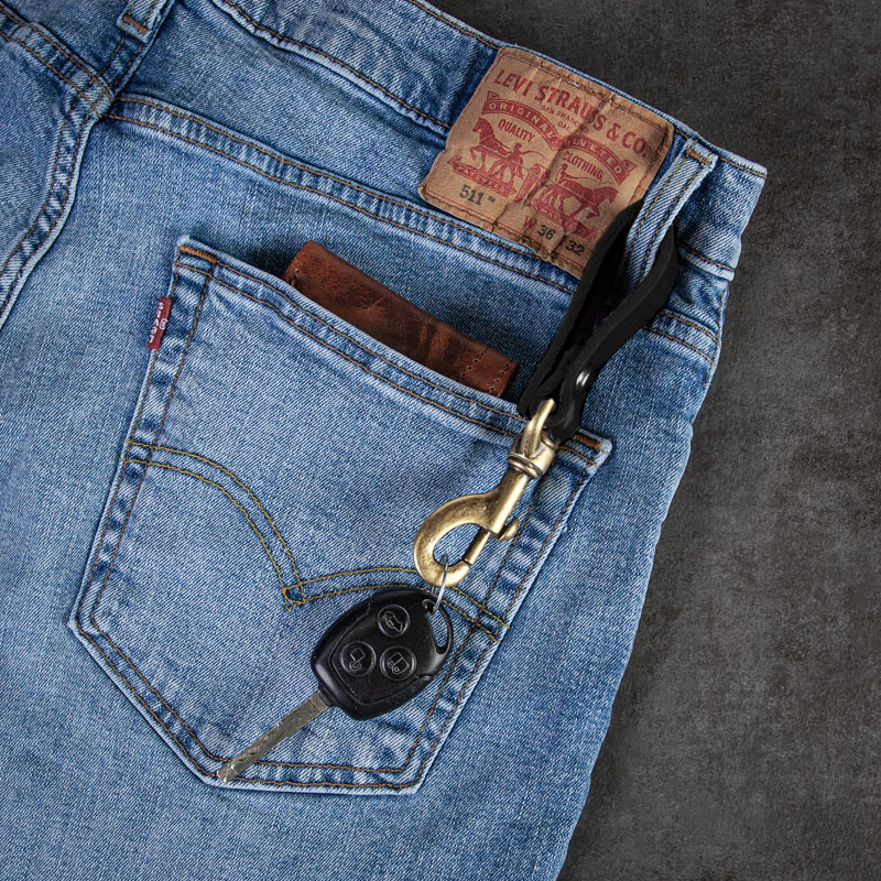 Leather Key Fob • American-made quality • Duvall Leather