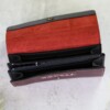 Brilliant red leather makes the inside of the Women's Red Merlot Leather Wallet stand out