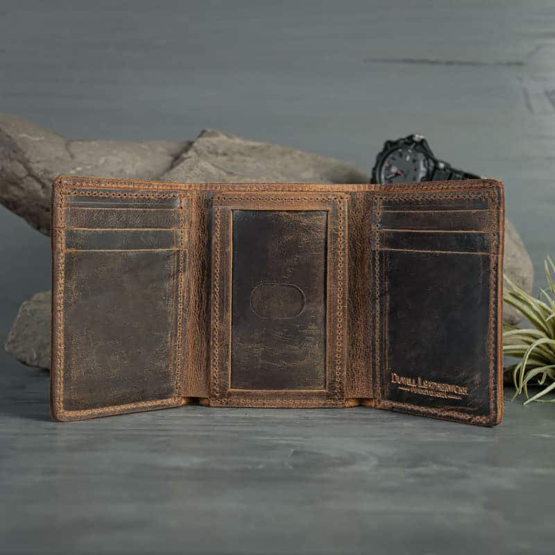 Overland Leather Trifold Wallet