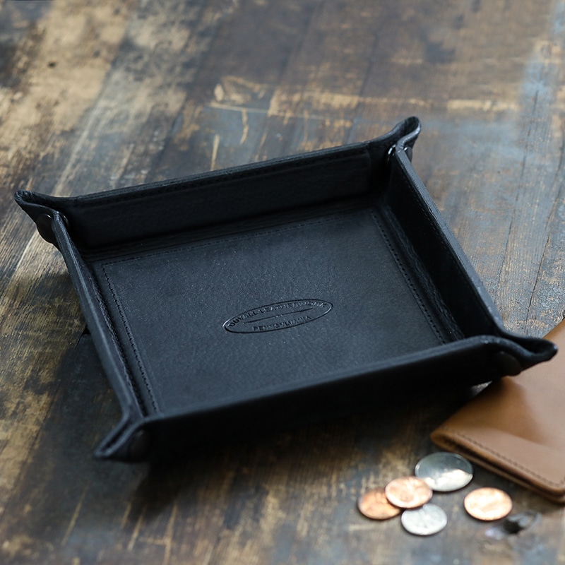 Leather Valet Tray Fantastic Gift, Leather Dresser Tray