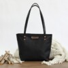 Women's Black Leather Shoulder Bag made with premium leather and handmade by master craftsman