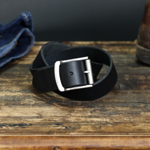 Hardy Leather Belt for Men Made from Genuine Leather in Black