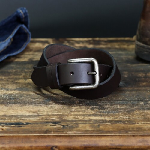Men's Freelance Leather Belt handcrafted by skilled artisans in the USA