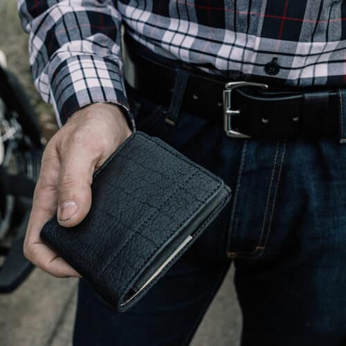 Black Bison Deluxe Bifold Wallet, perfect gift for men