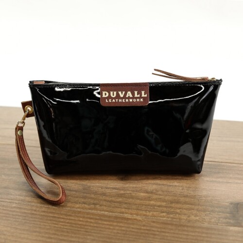 Patent Leather Arm Candy Wristlet Handcrafted by Duvall Leatherwork in the USA