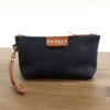 Premium Leather Arm Candy Wristlet in Space Blue Cowhide Leather in the USA