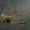 Handmade premium leather money clip Men's Wallet handmade in America