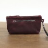 Sangria Purple Leather Clutch handmade in the USA