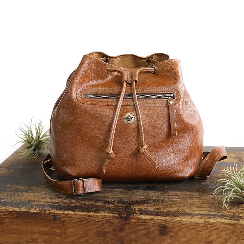 Leather Backpack Women, Leather Backpack Purse, Backpack Women, Backpack  Purse, Brown Leather Backpack, Leather Rucksack, Sac Dos Cuir Femme 