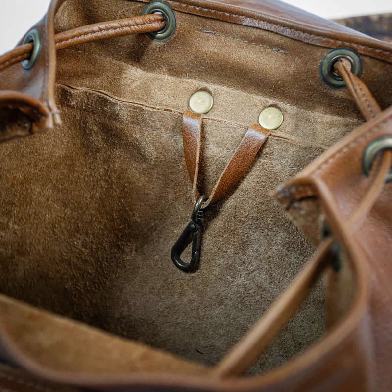 Women's Leather Purse Backpack • Duvall Leatherwork • Made in USA