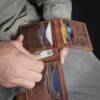 How much can fit in your Bison Leather Bifold Wallet with ID Window by Duvall Leatherwork 