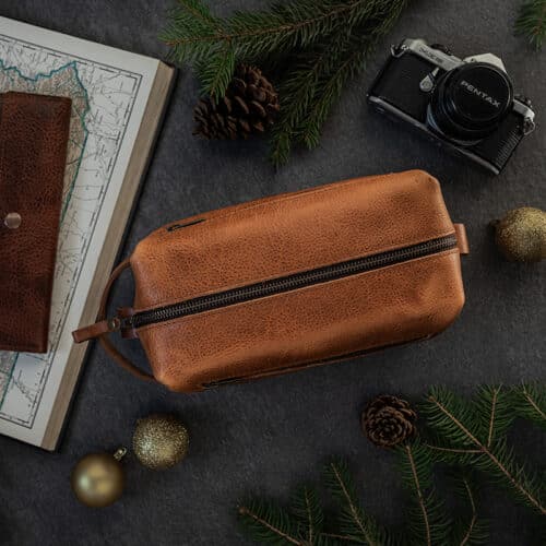 Leather Toiletry Bags